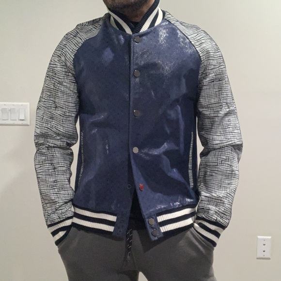 Mr. Nieves Suede Varsity Jacket - Picture 5 of 13